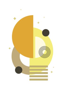 Soyut boho poster kompozisyonları. Minimum geometrik posterler. Boho duvar dekoru.