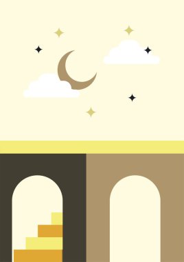 Soyut boho poster kompozisyonları. Minimum geometrik posterler. Boho duvar dekoru.