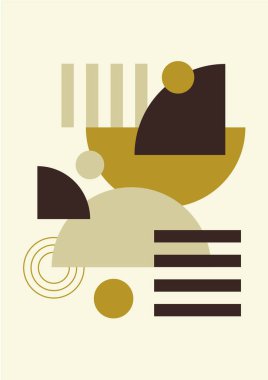 Soyut şekilli Modern Sanatlar koleksiyonu, hayvanlar, bitkiler. Estetik Modern Sanat, Boho Dekor, Minimalist Sanat. Düzenlenebilir Vektör çağdaş poster illüstrasyonu.