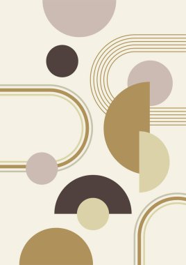 Soyut şekilli Modern Sanatlar koleksiyonu, hayvanlar, bitkiler. Estetik Modern Sanat, Boho Dekor, Minimalist Sanat. Düzenlenebilir Vektör çağdaş poster illüstrasyonu.