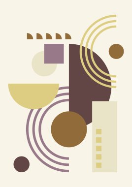 Soyut şekilli Modern Sanatlar koleksiyonu, hayvanlar, bitkiler. Estetik Modern Sanat, Boho Dekor, Minimalist Sanat. Düzenlenebilir Vektör çağdaş poster illüstrasyonu.