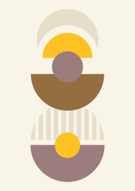 Soyut şekilli Modern Sanatlar koleksiyonu, hayvanlar, bitkiler. Estetik Modern Sanat, Boho Dekor, Minimalist Sanat. Düzenlenebilir Vektör çağdaş poster illüstrasyonu.