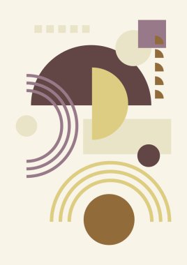 Soyut şekilli Modern Sanatlar koleksiyonu, hayvanlar, bitkiler. Estetik Modern Sanat, Boho Dekor, Minimalist Sanat. Düzenlenebilir Vektör çağdaş poster illüstrasyonu.