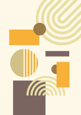 Soyut şekilli Modern Sanatlar koleksiyonu, hayvanlar, bitkiler. Estetik Modern Sanat, Boho Dekor, Minimalist Sanat. Düzenlenebilir Vektör çağdaş poster illüstrasyonu.