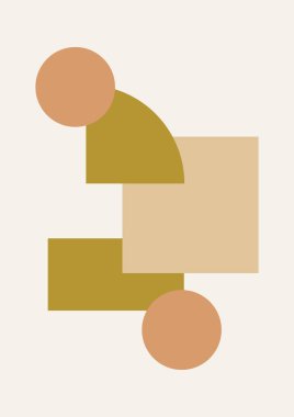 Soyut şekilli Modern Sanatlar koleksiyonu, hayvanlar, bitkiler. Estetik Modern Sanat, Boho Dekor, Minimalist Sanat. Düzenlenebilir Vektör çağdaş poster illüstrasyonu.