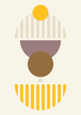 Soyut şekilli Modern Sanatlar koleksiyonu, hayvanlar, bitkiler. Estetik Modern Sanat, Boho Dekor, Minimalist Sanat. Düzenlenebilir Vektör çağdaş poster illüstrasyonu.