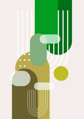 Modern minimalist soyut estetik çizimler. Bohem tarzı duvar dekoru. Çağdaş sanatsal posterlerin koleksiyonu.