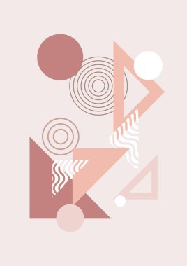 Modern minimalist soyut estetik çizimler. Bohem tarzı duvar dekoru. Çağdaş sanatsal posterlerin koleksiyonu.