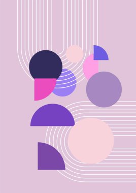 Modern minimalist soyut estetik çizimler. Bohem tarzı duvar dekoru. Çağdaş sanatsal posterlerin koleksiyonu.