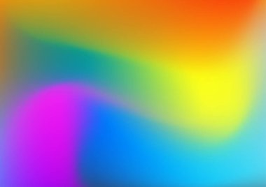 Renkli holografik degrade arka plan tasarım