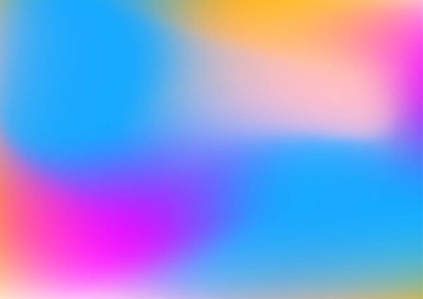 Gradient red yellow orange green blue pink blur abstract background