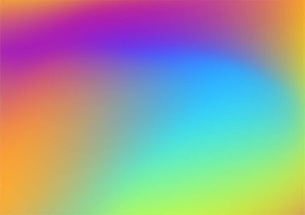 Gradient red yellow orange green blue pink blur abstract background