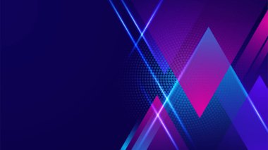 Modern soyut yüksek hızlı hareket. Mavi arka planda renkli dinamik hareket. Pankart ya da poster tasarımı konsepti için hareketli spor deseni.