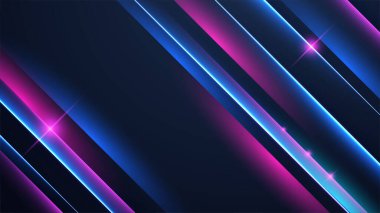 Modern soyut yüksek hızlı hareket. Mavi arka planda renkli dinamik hareket. Pankart ya da poster tasarımı konsepti için hareketli spor deseni.