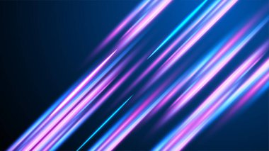 Modern soyut hız çizgisi arkaplanı. Işığın dinamik hareket hızı. Sancak ya da poster tasarımı için teknoloji hızı modeli. Vektör illüstrasyonu