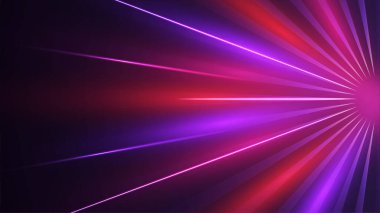 Yüksek hızda hareket eden modern soyut oklar. Dinamik hareket. Sancak ya da poster tasarımı için teknolojik hareketler. Vektör illüstrasyonu