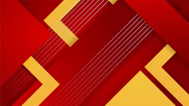kırmızı turuncu poligonal vektör arka plan