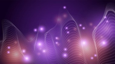 Modern abstract high-speed light effect. Technology futuristic dynamic motion on blue background. Movement pattern for banner or poster design background concept.