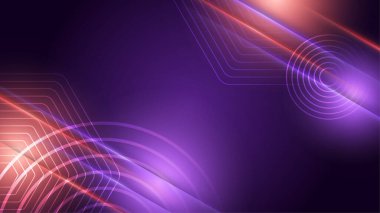 Modern abstract high-speed light effect. Technology futuristic dynamic motion on blue background. Movement pattern for banner or poster design background concept.