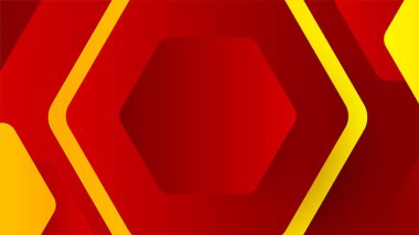 Modern dinamik kırmızı turuncu arkaplan gradyanı, soyut yaratıcı çizim dijital arkaplan, çizgi ve daire şekilli modern iniş sayfası konsepti vektörü.