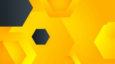 Siyah ve sarı modern arka plan