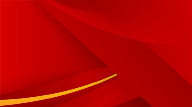 Soyut kırmızı turuncu geometrik şekiller arka plan. Vektör soyut grafik tasarım sancak deseni sunum arkaplan şablonu.