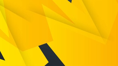 Modern siyah ve sarı turuncu arka plan. Çizgileri ve şekli olan Siyah Spor Geçmişi. Soyut Arkaplan