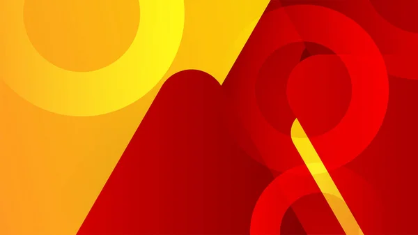 Абстрактный Красный Желтый Оранжевый Фон Современным Триумфальным Свежим Цветом Оформления — стоковый вектор