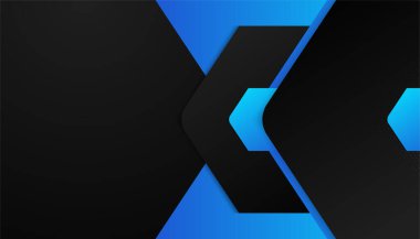 Kurumsal ve profesyonel konsepte sahip modern basit mavi soyut arkaplan