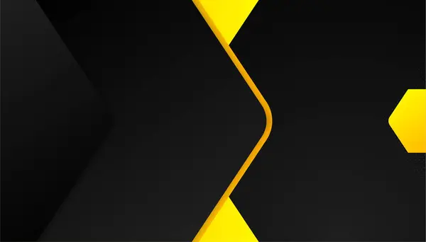 Moderne Abstracte Zwarte Gele Oranje Achtergrond Vector Abstract Grafisch Ontwerp — Stockvector