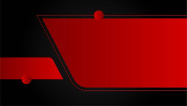 Modern kırmızı ve siyah soyut arka plan, iş kurumsal ve basit minimalist profesyonel kavram. Vektör soyut grafik tasarım sancak deseni sunum arkaplan şablonu.