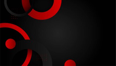 Modern kırmızı ve siyah soyut arka plan, iş kurumsal ve basit minimalist profesyonel kavram. Vektör soyut grafik tasarım sancak deseni sunum arkaplan şablonu.