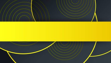 Modern soyut siyah ve sarı turuncu arka plan. Vektör soyut grafik tasarım sancak deseni sunum arkaplan şablonu.