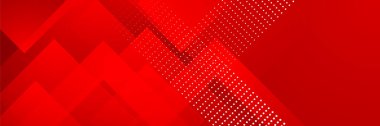 Modern soyut eğimli koyu kırmızı pankart arkaplanı