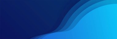 Mavi soyut vektör uzun afiş arkaplanı. Modern, soyut, koyu lacivert afiş arkaplanı. Poster tasarımı, web üzerinde şablon, arkaplan, broşür, broşür, iniş sayfası ve webinar