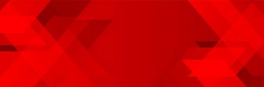 Soyut kırmızı pankart arkaplanı. Vektör soyut grafik tasarım sancak deseni sunum arkaplan şablonu.