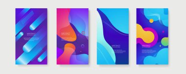 Sunum tasarımı kavramı için modern kırmızı arkaplan