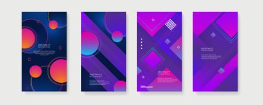 Sunum tasarımı kavramı için modern kırmızı arkaplan