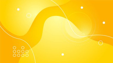 Turuncu sarı arka plan. Soyut turuncu desenli poster gradyan şablonu. Vektör soyut grafik tasarım sancak deseni sunum arkaplan şablonu.