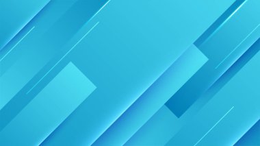 Sunum tasarımı için soyut mavi arkaplan, kurumsal kapak, basit afiş