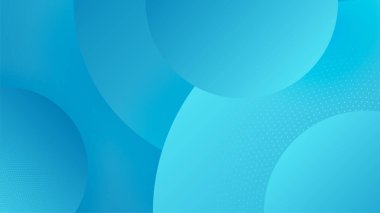Çemberli soyut mavi arkaplan