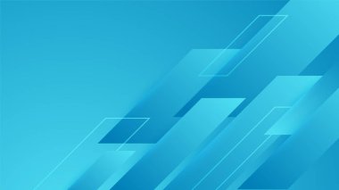 Sunum tasarımı için soyut mavi arkaplan, kurumsal kapak, basit afiş