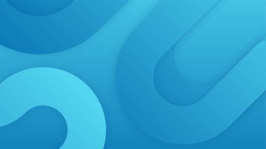 Modern mavi soyut arkaplan. Vektör soyut grafik tasarım sancak deseni sunum arkaplan şablonu.