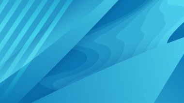 Modern mavi soyut arkaplan. Vektör soyut grafik tasarım sancak deseni sunum arkaplan şablonu.