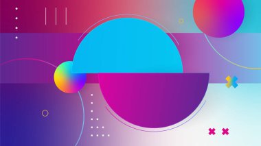 Modern renkli renkli soyut arka plan şablon tasarımı. Vektör soyut grafik tasarım sancak deseni sunum arkaplan şablonu.