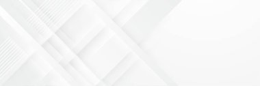 Parlak çizgileri olan soyut beyaz afiş arkaplanı