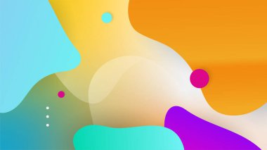 Modern renkli renkli soyut arka plan şablon tasarımı. Vektör soyut grafik tasarım sancak deseni sunum arkaplan şablonu.