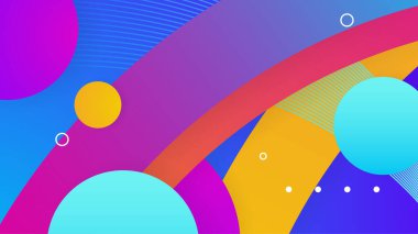 Modern renkli renkli soyut arka plan şablon tasarımı. Vektör soyut grafik tasarım sancak deseni sunum arkaplan şablonu.