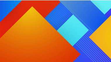 Modern renkli renkli soyut arka plan şablon tasarımı. Vektör soyut grafik tasarım sancak deseni sunum arkaplan şablonu.