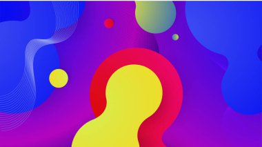 Modern renkli renkli soyut arka plan şablon tasarımı. Vektör soyut grafik tasarım sancak deseni sunum arkaplan şablonu.